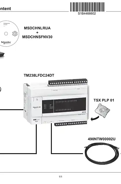 schneider施耐德TM238PAK01 Starter Pack Content